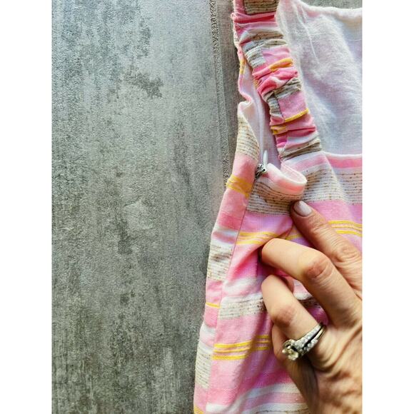 $78 EGG by Susan Lazar Designer One Piece Jumpsuit Romper Outfit Easter Pink 4T - Picture 6 of 8